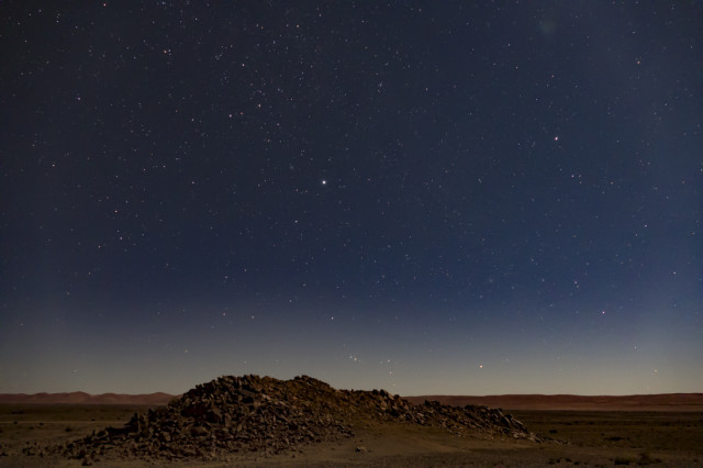 Namibia night Lightroom dehaze